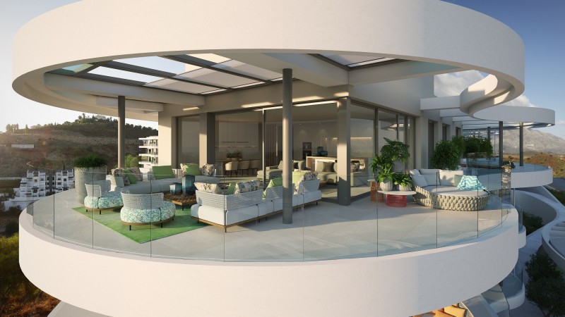 New development of luxury apartments, The View, Marbella